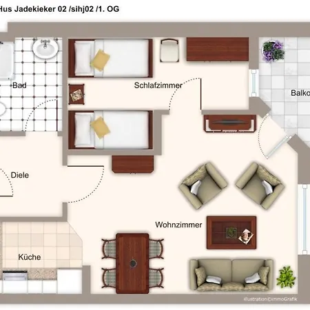 Apartament Hus Jadekieker Hus Jadekieker 02 Schillig